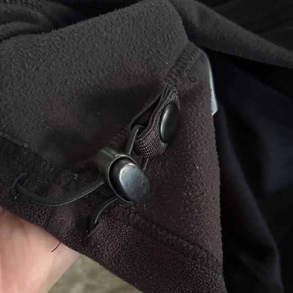 Black zip up Mayo fleece jacket - Picture 8 of 9